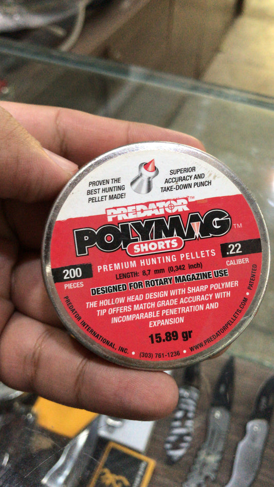 Predator Polymag Shorts .22